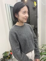 ハレル(Hareru)&nbsp;黒髪切りっぱなしボブ