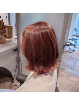 オナー(honor) 20代30代大人かわいいモカベージュナチュラルボブ外ハネ