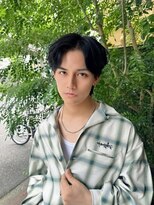 バランス 天王寺店(Balance)&nbsp;短髪ツーブロック束感モテる黒髪シークレットパーマ