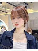 *ブリーチなし 前髪縮毛矯正 髪質改善 レイヤー 艶髪272