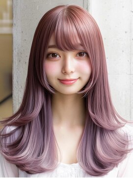 アルトリスト(Altruist Aging×HAIR&SPA) ★グレージュデザインカラーハッシュカットツートンカラーボブ