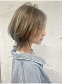小顔ネオウルフ　ウルフカット