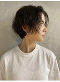 ボーイッシュショートパーマ