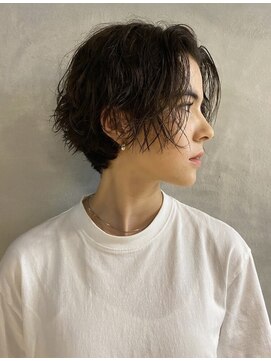 ボーイッシュショートパーマ