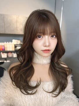 クム(kumu) 【kumu】 ロングレイヤー/顔周りカット/栄/名古屋