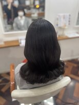 ヘアーアンドメイクアップモパ&nbsp;ミディアムカット／艶巻き