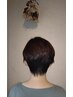 【気になる部分のみ】根元のリタッチカラー(フェイスラインと耳前サイドのみ)