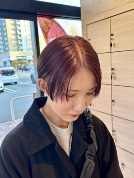 アース 福岡新宮店(HAIR&MAKE EARTH) ショート+ダブルカラー