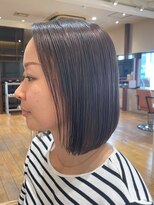 クラップス 横須賀中央店(CLAPS) マッシュショート丸みショート黒髪ショートベリーショート40代