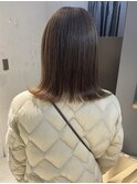 【三ツ井純】切りっぱなしボブ ミディアム 外はね ストレート