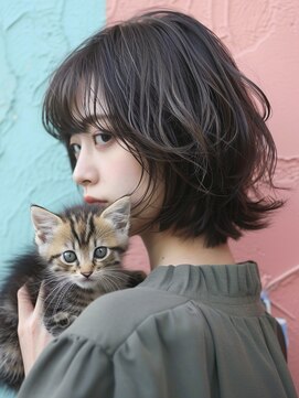 アルトリスト(Altruist Aging×HAIR&SPA) ★ダークアッシュ大人ガーリーボブ着物似合わせカット/髪質改善