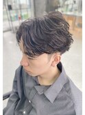 【DEW】フェザーパーマ/フェザーショート/センターパート