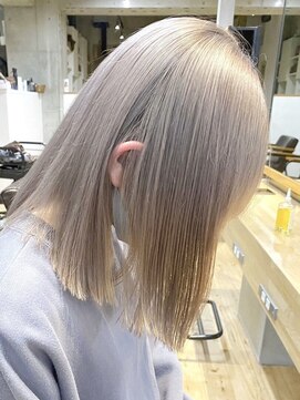 ムク 横浜店(muku) ダブルカラーベージュカラーケアブリーチハイトーンカラー韓国