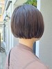 パツッとショートボブ≪西新/百道浜≫髪質改善/艶カラー