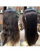 スット 渋谷(slut) くせ毛改善ストレート