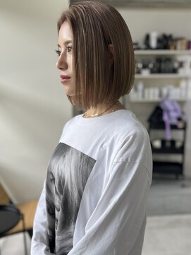 ラキング ギンザ トウキョウ(LAKING GINZA) くびれヘア/アプリコットオレンジ/夏/ハイライトカラー[銀座駅]