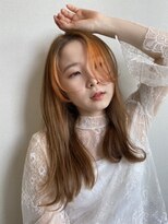 ネイビー グラ ヘアー ストーリー(NAVY gra HAIR STORY)&nbsp;透明感カラー×フェイスフレーミング