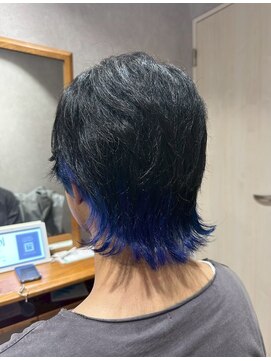 ビスイル 秋葉原店(Vis ill) メンズライクミニウルフショートウルフウルフパーマハイライト