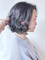 モリオフロムロンドン 原宿本店(morio from London)&nbsp;【morio 原宿】★ニュアンスボブパーマ　ゆるふわ外国人風★