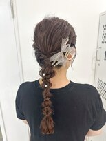 シアー(sheer)&nbsp;《sheer /稲葉》#ヘアセット#編みおろしスタイル