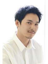 にもう サーフカール&ブルーブラック フェザーパーマ サーフ