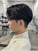 men's/メンズカット/リバースセンターパート/曲がる縮毛矯正