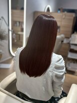 クセレス 梅田堂島店(KUSELESS)&nbsp;ピンクブラウン/髪質改善トリートメント/レッド系カラー/ツヤ髪