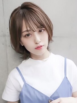 ギークス(GEEKS) 【GEEKS渋谷】くびれボブ/レイヤーボブ/ココアブラウン/冬カラー