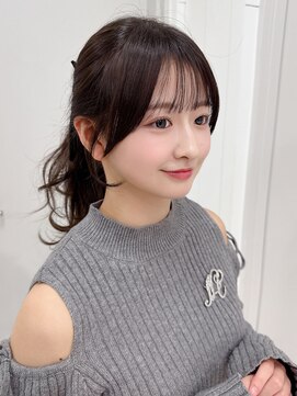 シオン(shion) ロング顔周りレイヤーおくれ毛前髪カット_F31315