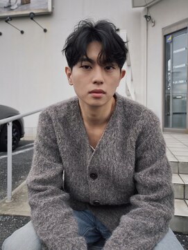 ブランコトレス 鏡島(BLANCO tres) ニュアンスパーマ/フェザーパーマ/メンズパーマ/韓国