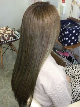 バングスヘアー 谷山店(bangs Hair)の写真/≪谷山電停すぐ横≫クセやうねりでお悩みの方必見!縮毛矯正とトリートメントで、ハリコシのあるツヤ髪へ☆