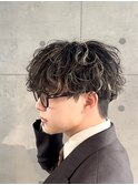 熊本メンズカット MEN'S HAIR シャドウパーマ メッシュ
