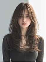 ダル 渋谷/表参道(DAL.)&nbsp;大人レイヤーブラウンクビレシースルーカーテンバング