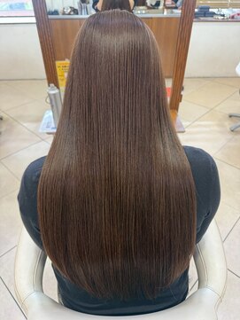 イーストハムネオ(EAST HAM NEO) 髪質改善/ブラウンベージュ/ストレートロング/艶髪