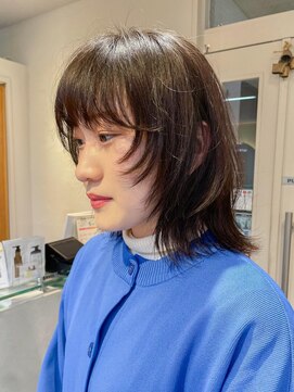 テトラ バイ ネオリーブ 横浜西口店(tetra by neolive) ☆ミディアムウルフカットレイヤー顔周り横浜美容室