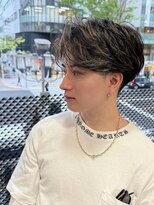 アクシス 栄ガスビル店(`AXIS) MEN’S/リバースセンターパート/ニュアンスパーマ/名古屋栄