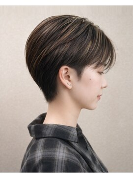 ヘアスタジオヘーフリヒ(HAIR STUDIO HoFLICH) ショートスタイル/浜松/ハンサムショート/ハイライト