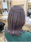 イメチェン/ピンクベージュ/アンブレラカラー/鎌取/福原遼華