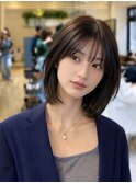 Cote 美髪/オリーブベージュ/セミディ/カットレイヤーボブ