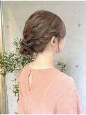 浴衣にぴったり！サイドシニヨンアレンジヘア！