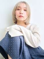 ビィシャイン 三木店(Be shine)&nbsp;ブリーチ透明感ボブ
