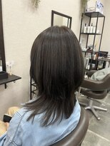 バセット バイ アルター 鎌取店(basset by aL-ter)&nbsp;ハッシュカット/グレージュ/デザインカラー/鎌取