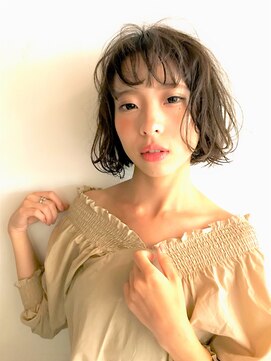 ハニー(HONEY by Chord) 外国人風ボブ×ミルクグレイ♪