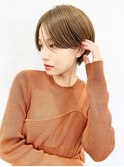 【GARDEN杉本佳恋】丸みハンサムショート