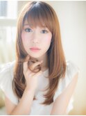 *CUORE我孫子*シャドールーツカラーxワンカールロングレイヤーc
