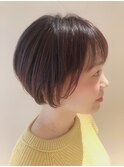 大人可愛いショートボブ