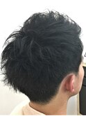 ジェットモヒカン風おしゃれショートスタイル<田町>[理容室]