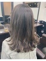 ヘアーサロン アウラ(hair salon aura)&nbsp;【aura】カラースタイル　オリーブグレージュ
