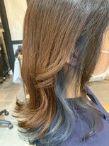 ヘアーデザイン ジュモク(Hair Design Jumoku)&nbsp;インナーカラーネイビー