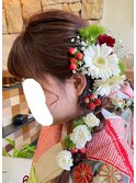 成人式アップヘア